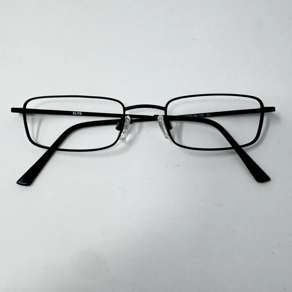 Randolph Elite Matte Black Eyeglass Frames 52-21-145